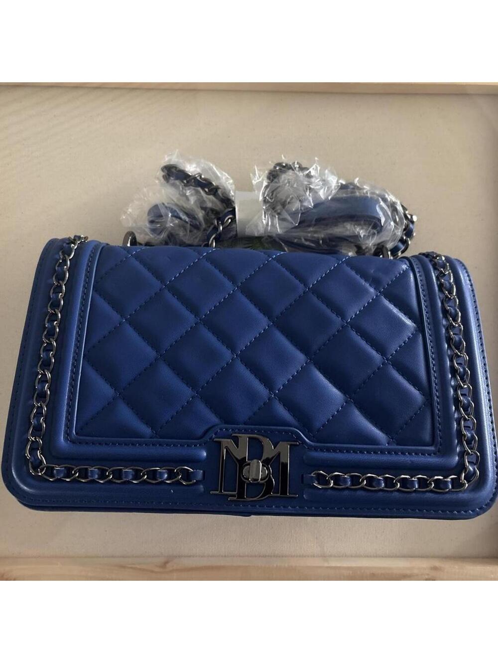 Badgley Mischka Women's Blue and Navy Bag